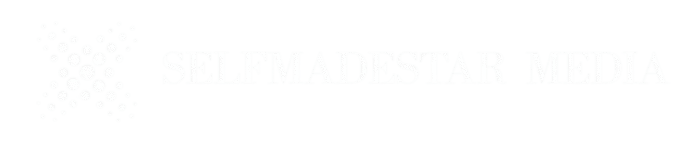 selfmadestar media logo white